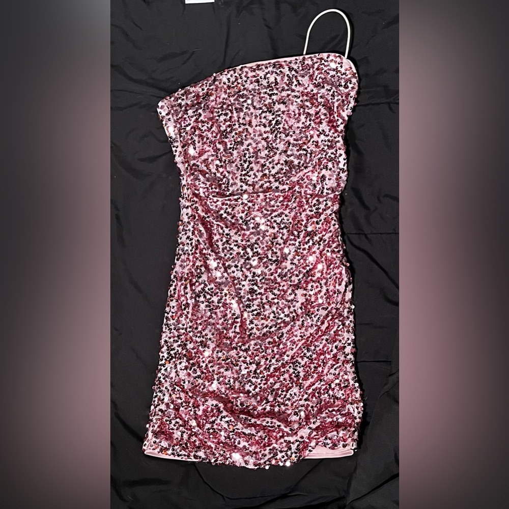 Sequin Pink Dress